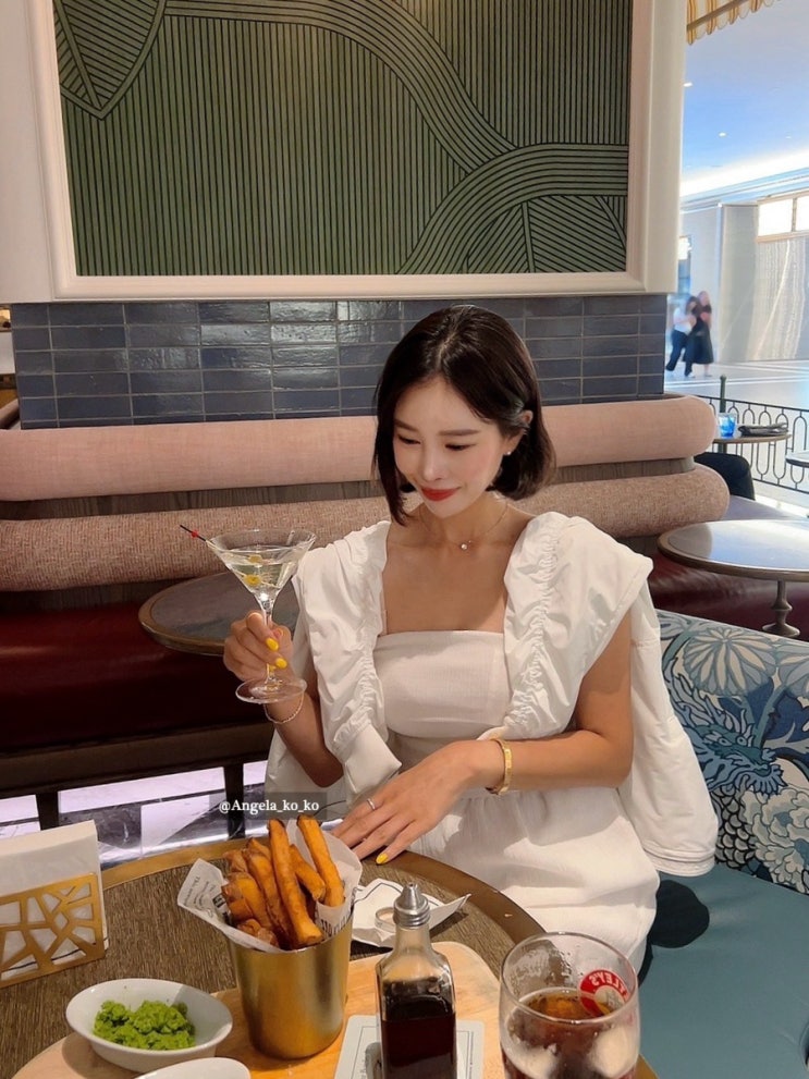  마카오 쉐라톤 호텔 1층 레스토랑 The Conservatory  마티니 & 피쉬앤칩스
