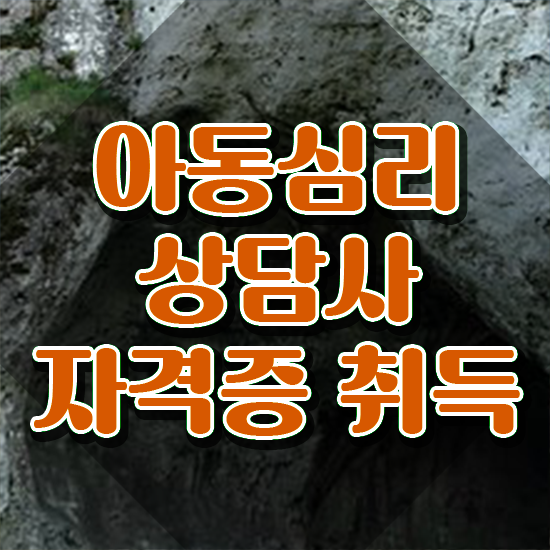  아동심리 , 아동심리상담사 자격증 20일 만에 학습한 후기 및 온라인 무료강의