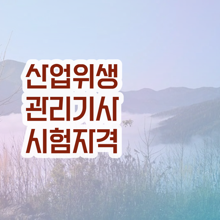  산업위생관리기사 산업위생관리기사 응시조건 온라인 수업으로 15주만에 끝낸 비법