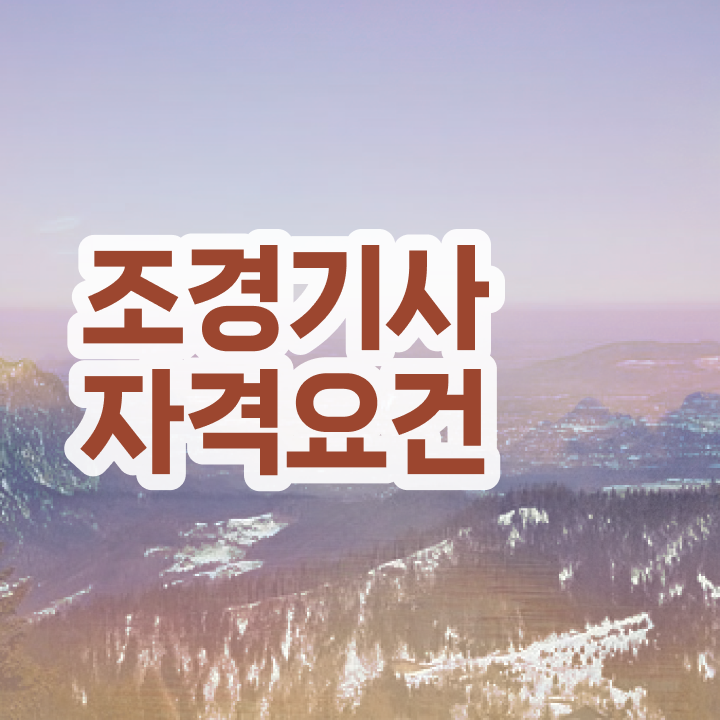  조경기사 조경기사 시험응시자격 집에서 온라인으로 4달 안에 완료한 팁