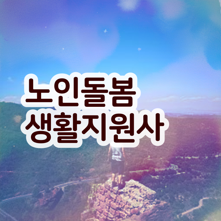  생활지원사 하는일 , 노인돌봄생활지원사자격증 온라인 교육으로 준비한 방법
