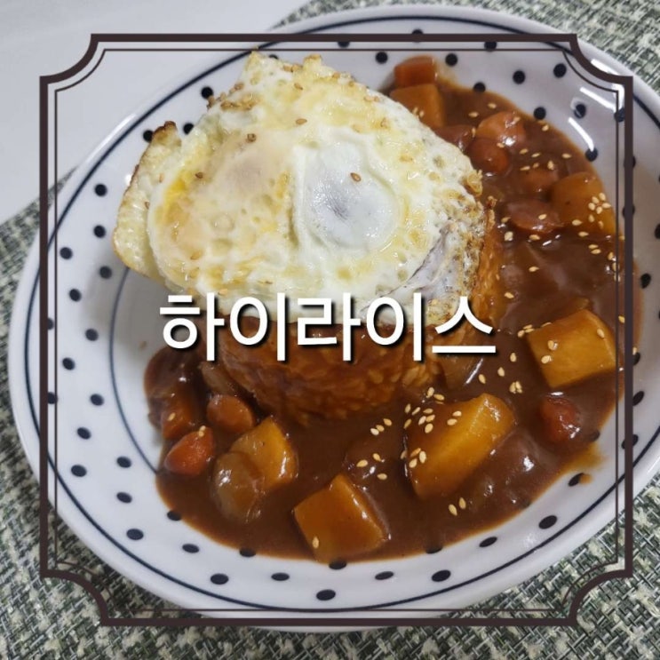  아이들도 좋아하는 케첩 들어간 초초간단 하이라이스