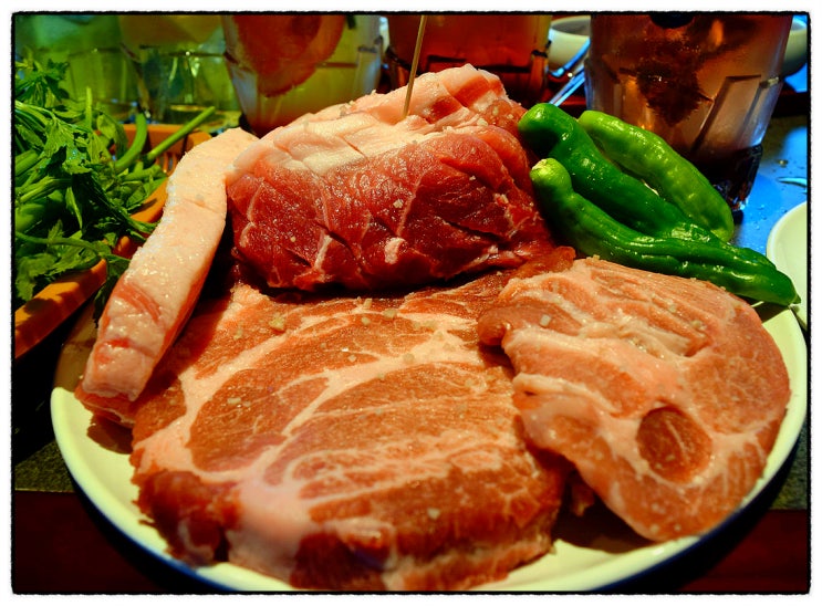  광주ㅣ주먹 소금구이 꽃목살 단돈 4900원 삼겹살 갈매기살 오돌갈비 수완지구 맛집 부산갈매기 광주수완점
