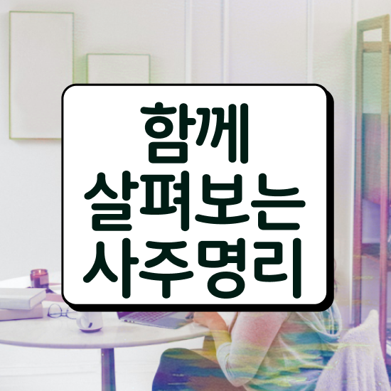  사주팔자 공부 , 심리상담사 자격증 학습한 후기 정리