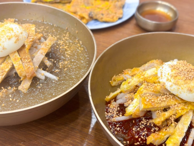  진주 송기원 냉면본점 냉면 맛집 탱글한 면발