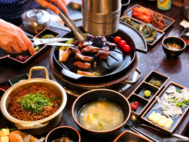  경주 황리단길 맛집, 아기와 가기 좋은 경주식 소고기 특수부위 전문점, 대화산장