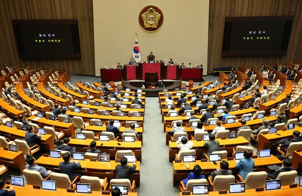 김건희씨 하나 소환 못 하나, 제22대 국회<b>의장</b> <b>우원식</b>, 법사위... 