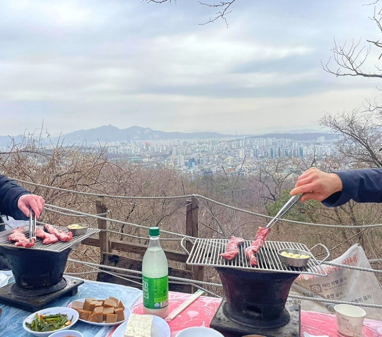  북한산 하산 막걸리 먹을 땐 인수재