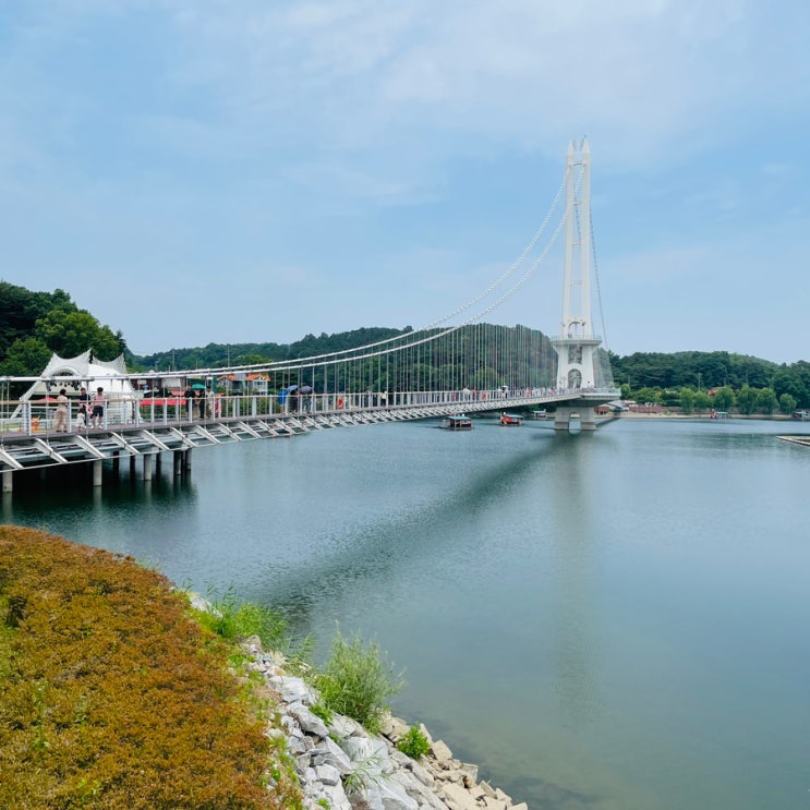  예산 예당호 출렁다리 호수뷰, 산책, 나들이, 관광지, 주차, 화장실