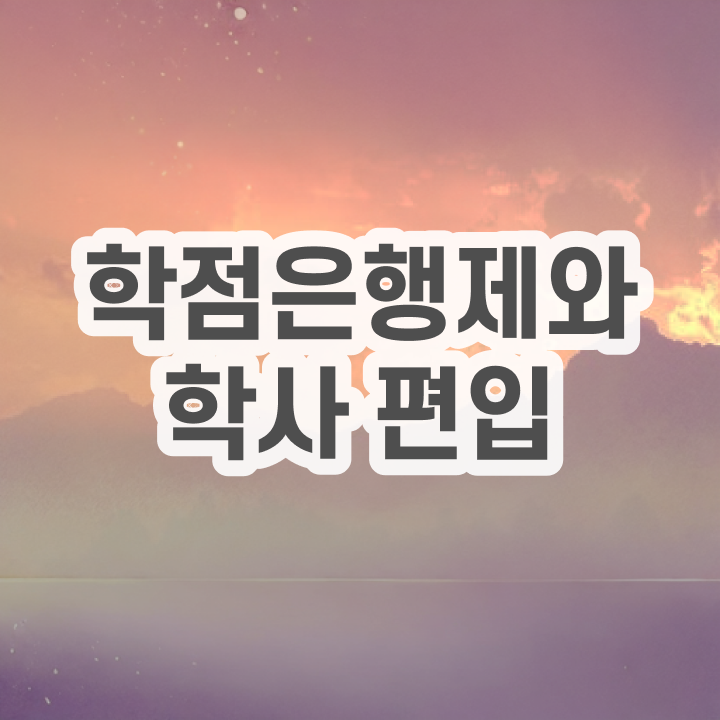  학점은행 편입 , 학은제 플래너 활용해서 목표였던 학사 학위 얻었어요
