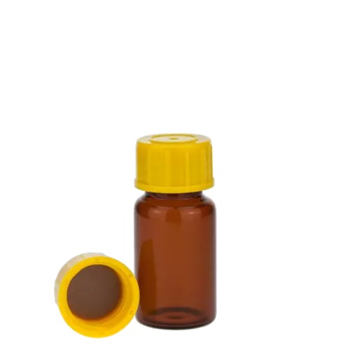  [유리초자] 8 ml 엠버 샘플 바이알 & 스크류 캡 8 ml Amber Storage Vial & Screw cap