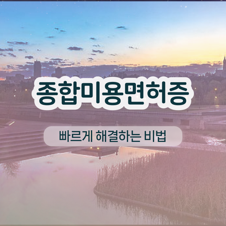  남자눈썹 문신 , 반영구화장 준비 할 때, 공부해야 하는 자격증 일과 병행하며 쉽고 빠르게