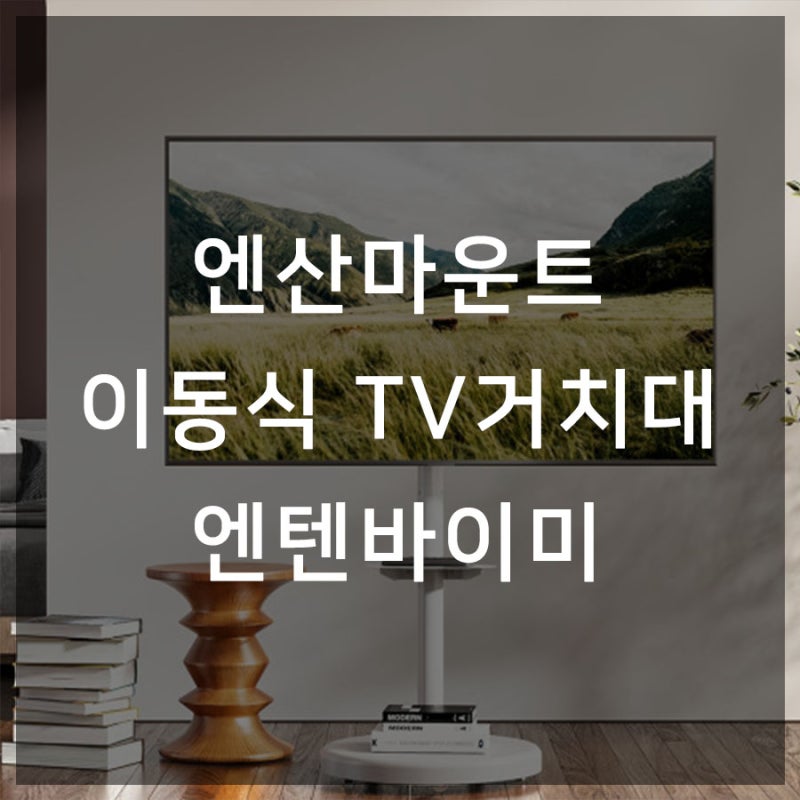 엔산마운트 티비스탠드 미니멀한 집안 필수 아이템