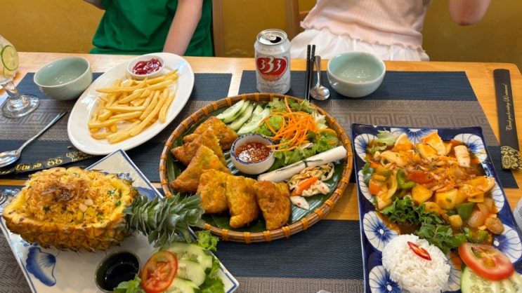  호이안 대가족 여행 맛있어서 2번 방문한 호이안 맛집 메뉴 추천 [QQ 레스토랑]