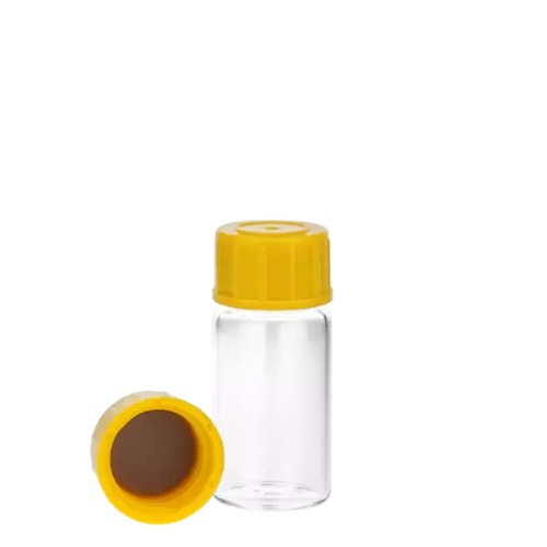  [유리초자] 8 ml 투명 샘플 바이알 & 스크류 캡 8 ml Clear Storage Vial & Screw cap