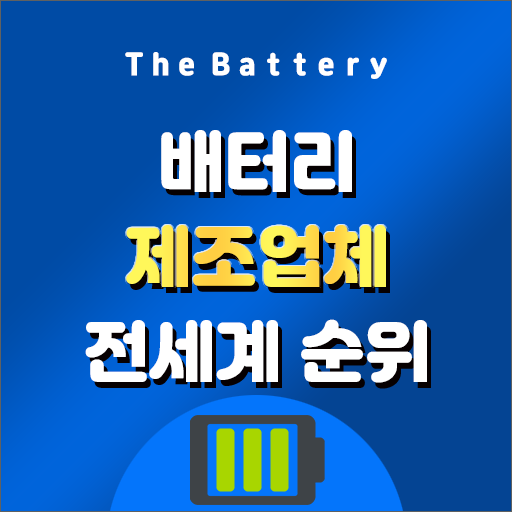  전기배터리 제조업체 탑10순위
