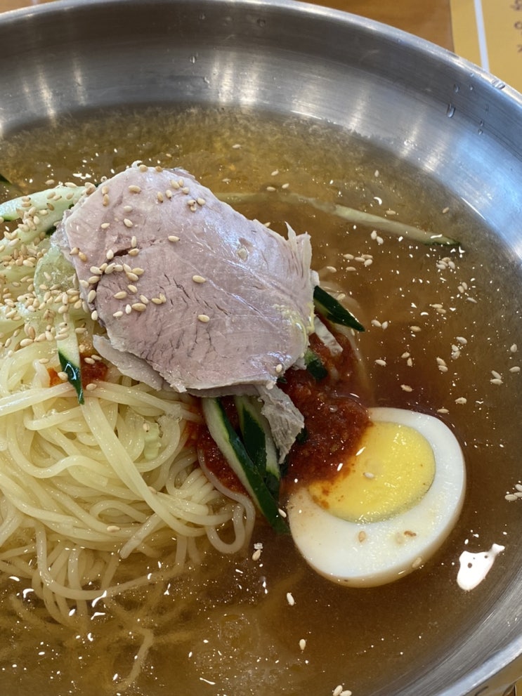  운정 호수 공원 근처 맛집 시원한 밀면이 있는 가야밀면돼지국밥