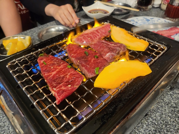  오사카 난바역 야끼니쿠 맛집 구글 평점 5점 : 야끼니꾸 히후미