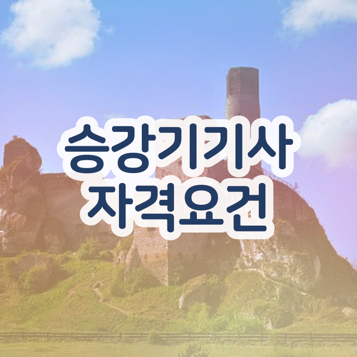  승강기기사 공부 승강기기사 응시조건 온라인으로 4달 안에 성공한 노하우