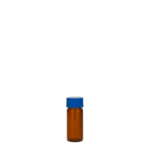  [유리초자] 5 ml 엠버 샘플 바이알 & 스크류 캡 5 ml Amber Storage Vial & Screw cap