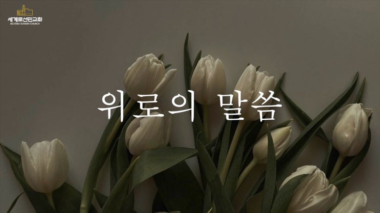  위로의 말씀 (with 세계로선민교회)