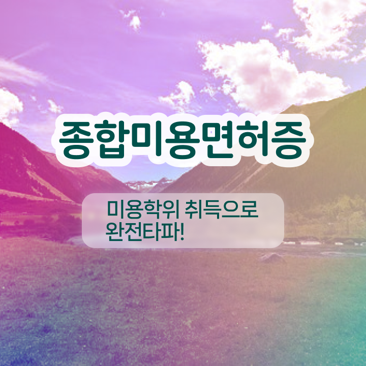  반영구 리터치 , 반영구학원 창업 시작할 때, 합격해야 하는 면허증 직장과 병행하며 빠르게