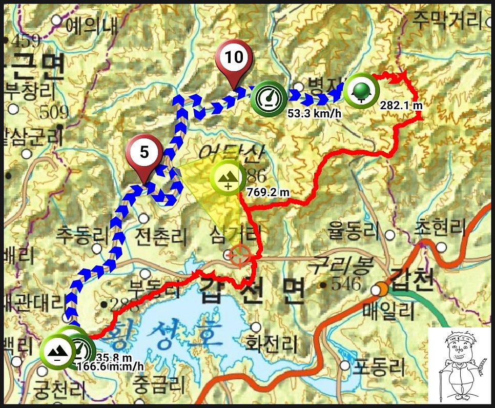 용림이산 사진 1