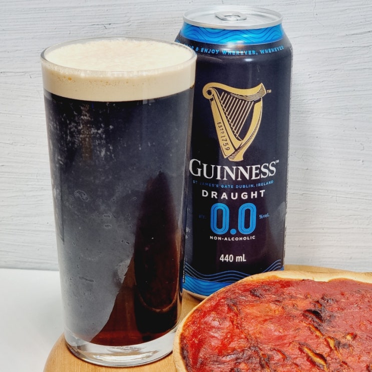  기네스 드래프트 제로0.0 무알콜 흑맥주 맛 파는곳 칼로리