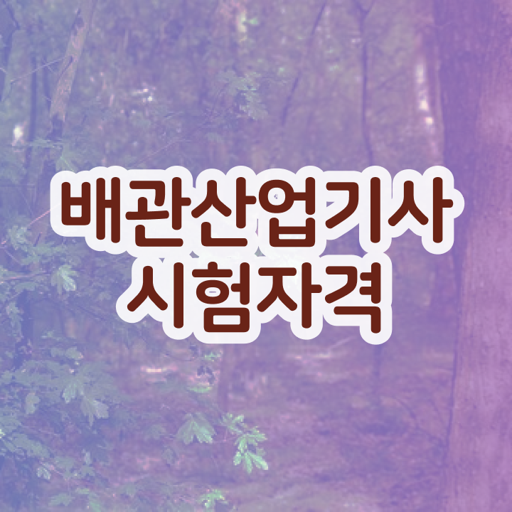  배관산업기사 필기 기간 배관산업기사 응시조건 독학으로 4개월 만에 완료한 후기