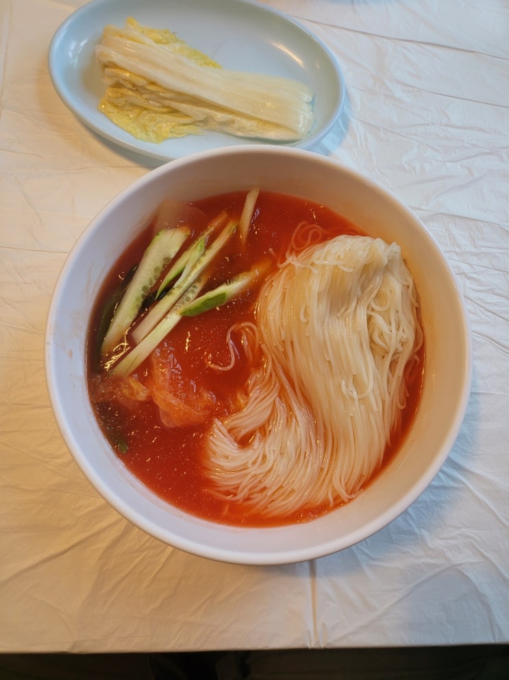  [영월군 영월읍]연당동치미국수(붓카케우동 연상되는 담음새, 해장에 최적화된 맛)