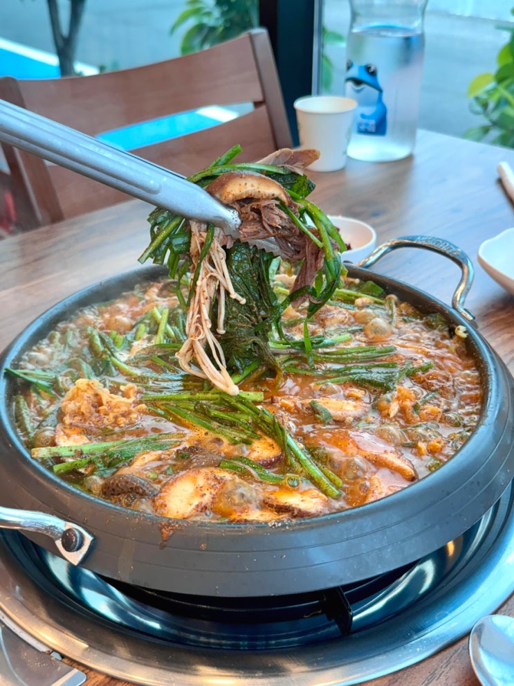  계룡산 맛집 향촌흑염소 동학사 밥집에서 먹은 눈꽃전골