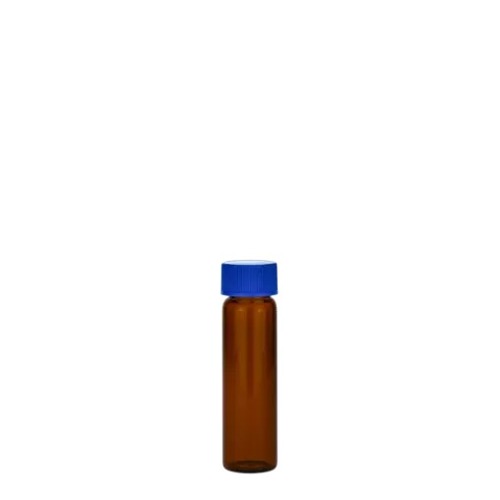  [유리초자] 7.5 ml 엠버 샘플 바이알 & 스크류 캡 7.5 ml Amber Storage Vial & Screw cap