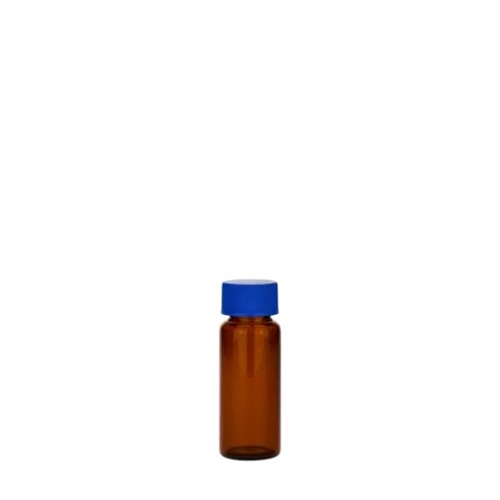  [유리초자] 7.5 ml 엠버 샘플 바이알 & 스크류 캡 7.5 ml Amber Storage Vial & Screw cap