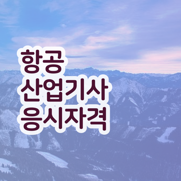  항공산업기사 준비 항공산업기사 시험응시조건 독학으로 4달만에 성공한 팁