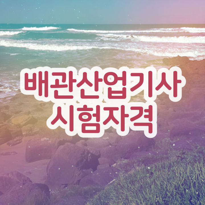  배관산업기사 응시자격 배관산업기사 응시조건 온라인 수업으로 15주만에 성공한 후기