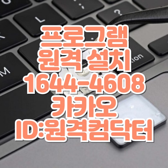  계양구 원격 프로그램 설치 및 다양한 소프트웨어 설치 대행 서비스 윈도우설치/포토샵,일리스트설치/캐드,스케치업설치/패러럴즈설치/맥북윈도우설치/한글,엑셀,Ms오피스설치/원격컴