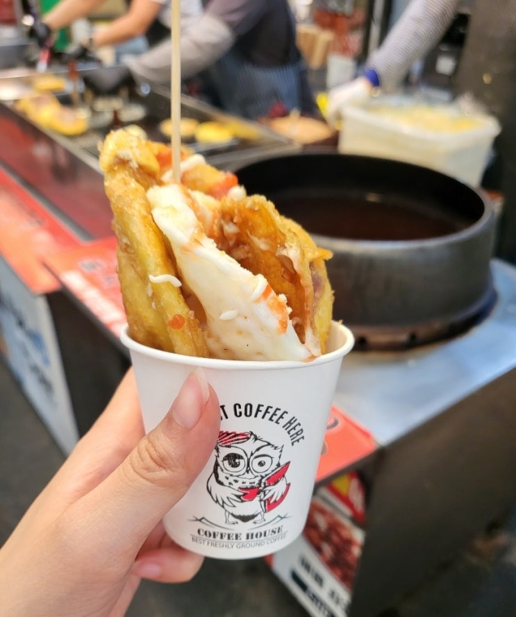  부산 깡통시장 맛집 처음먹어본 계란호떡 삼촌호떡 주차장 정보