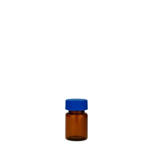  [유리초자] 7.5 ml 엠버 샘플 바이알 & 스크류 캡 7.5 ml Amber Storage Vial & Screw cap