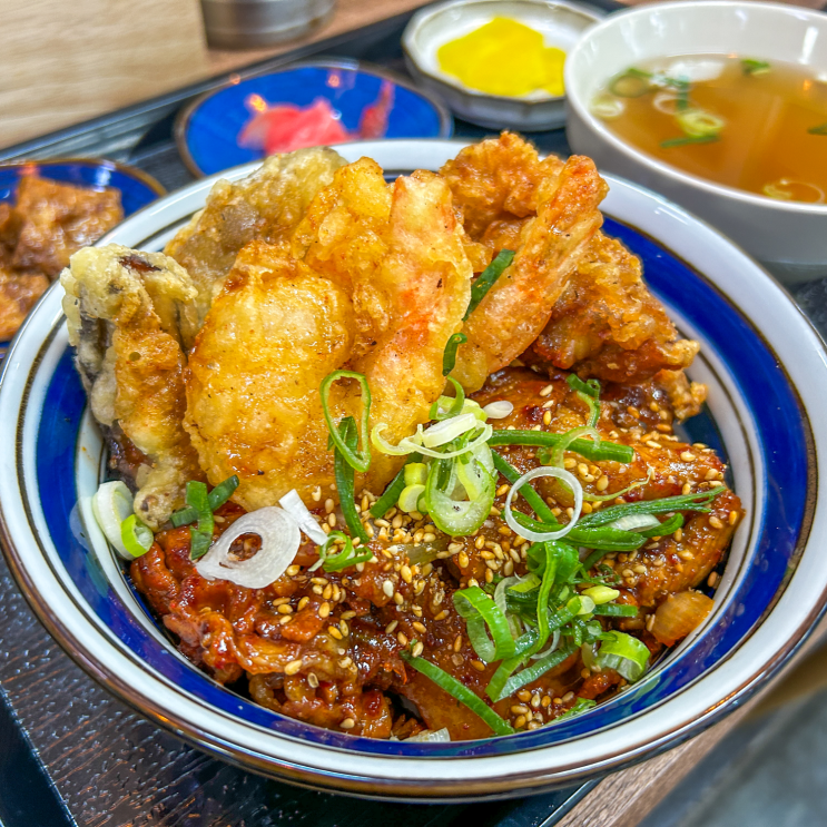  부산 하단 밥집 덴푸 후기