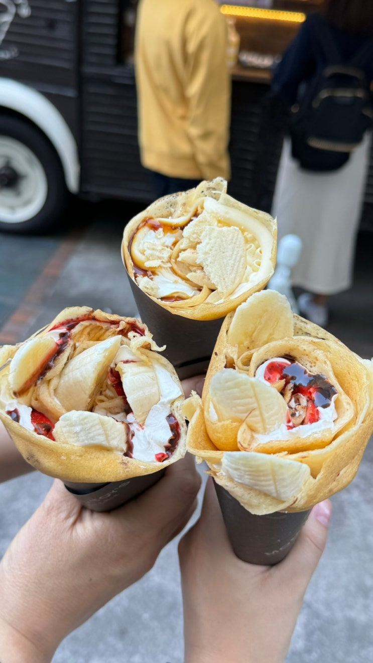  오사카 난바 파크스 크레페 맛집