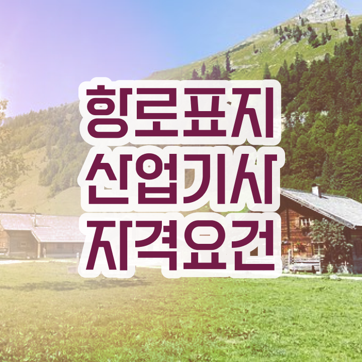  항로표지산업기사 자격요건 집에서 온라인으로 1학기에 준비한 비법