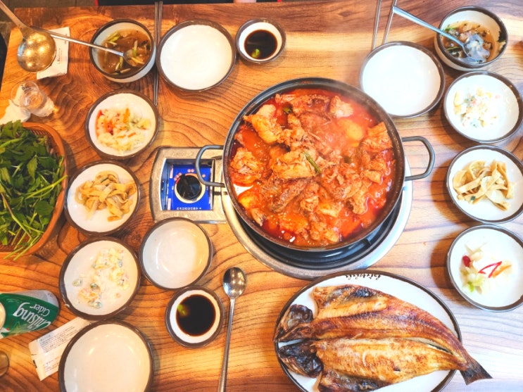 계양구청 술집 회식장소로 좋은 정정아식당에서 닭볶음탕 먹은 후기