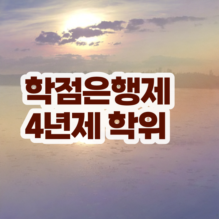  학점은행제 전문학사 동영상 과정으로 준비했던 방법