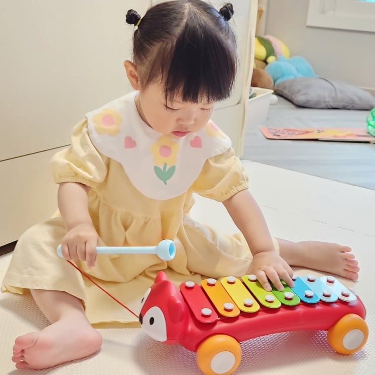  소근육발달 빠른18개월 돌아기 장난감 스킵합 실로폰 악기놀이