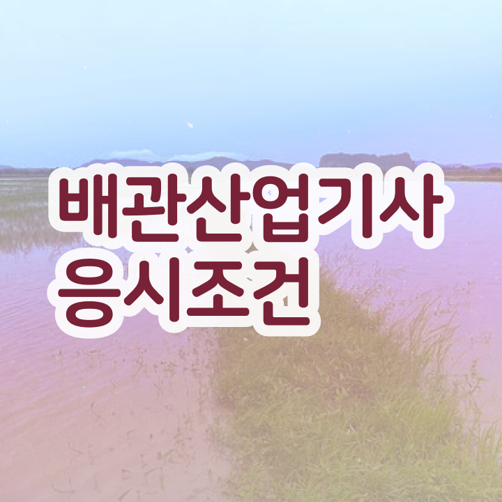  배관산업기사 접수 배관산업기사 응시조건 독학으로 4개월 만에 끝낸 팁