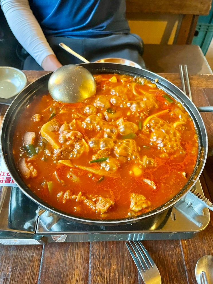 안주맛집 짜글이의 맛에 깜놀 레트로감성 호프 소주 청당동 넝쿨 / 천안식후감