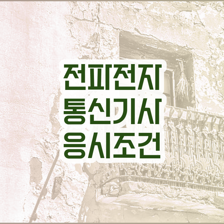  전파전자통신기사 취득자격 온라인으로 5개월 만에 완료한 전략