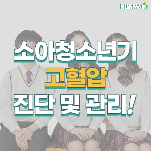 소아청소년기(유치원, 초등학교, 중학교) 고혈압 원인 및 판단 기준, 식이요법