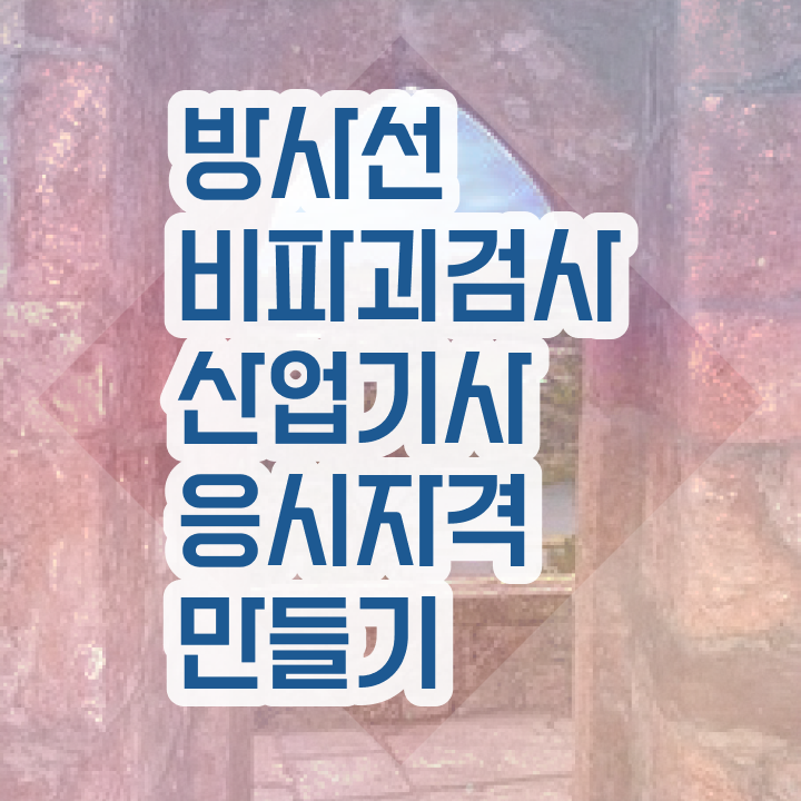  방사선비파괴검사산업기사 관련학과 방사선비파괴검사산업기사 시험응시조건 독학으로 편하게 성공한 방법