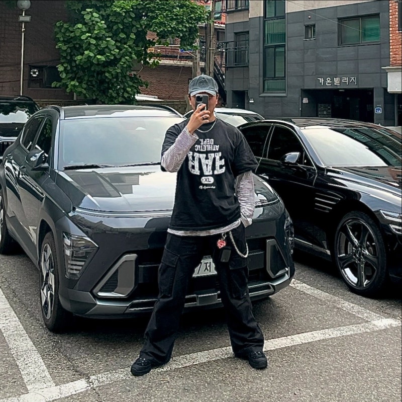 스트릿 대두 모자브랜드 원탑 이티씨이 ETCE 볼캡 GHOST EMBO WASHED CAP 착샷 및 후기 리뷰